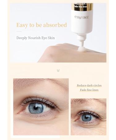 Snail Eye Cream with Red Ginseng | Dark Circles Eye Bags & Fine Lines Treatment | Moisturizing & Nourishing 30g - Buy Online on GoSupps.com