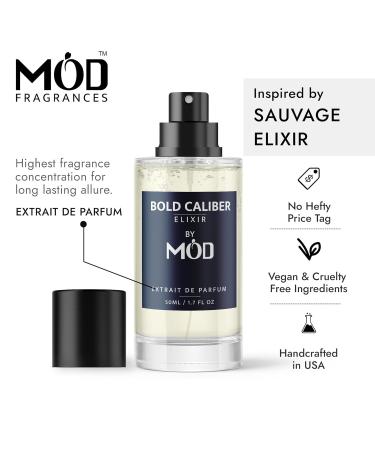 Mod Fragrances Bold Caliber Elixir Perfume For Men - Inspired By Sauvage Elixir Perfume Dupe Long Lasting Spicy Fragrance Extrait De Parfum 50ml - Buy Online on GoSupps.com