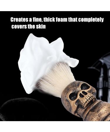 Premium Skeletal Gold Manual Shaving Brush for Men - Perfect for Shaving Cream & Grooming - Buy Online on GoSupps.com