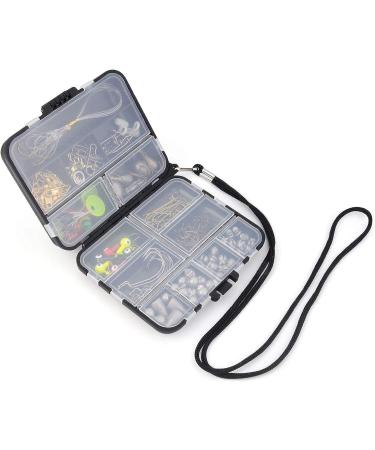 MadBite 181pcs Terminal Tackle Kit for Freshwater Fishing - Bass/Panfish/Trout, with Tackle Box, Hooks, Weights, Sinkers & Rigs - Buy Online on GoSupps.com