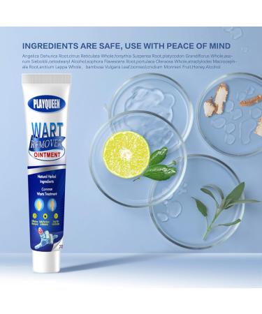 Fast Acting Wart Remover Ointment | Maximum Strength Wart Gel with Salicylic Acid | Effective Treatment for Common Plantar & Genital Warts - International Shipping Available - Buy Online on GoSupps.com