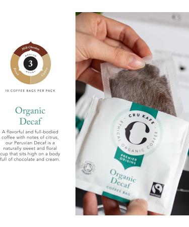 CRU Kafe Decaf Instant Coffee Bags Organic Vibrant & Deep 200 Individual Bags Decaf 1 count (Pack of 200) - Buy Online on GoSupps.com