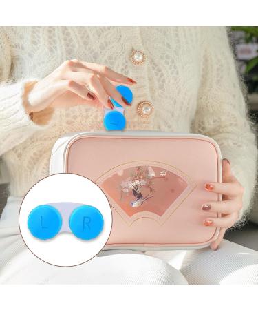 XNIVUIS 12 Pcs Contact Lens Cases Travel Contact Lens Cases Portable Contact Lens Container (Blue Purple Rose Red) - Buy Online on GoSupps.com