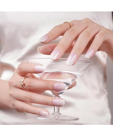 Danni & Toni Morning Dew Gel Nail Foils - Rosa Gradation Sequin UV Sticker Set - Self-Adhesive Nail Wraps for Stunning Designs | 28 Pack - Buy Online on GoSupps.com