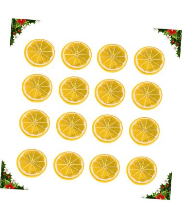 ABOOFAN 50pcs Simulation Lemon Slices Candy Resin Charms Toys Orange Slices Props Plastic Fake Inflatable - Buy Online on GoSupps.com