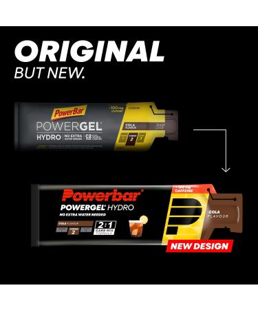 Powerbar PowerGel Hydro Cola - 24x67ml High Carb Energy Gel with C2MAX & 100mg Caffeine | Boost Your Performance - Buy Online on GoSupps.com