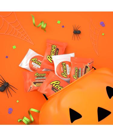 REESE'S Halloween Lovers Milk Chocolate & White Creme Assortment - 41.25 oz Bulk Variety Bag (75 Pieces) - Buy Online on GoSupps.com
