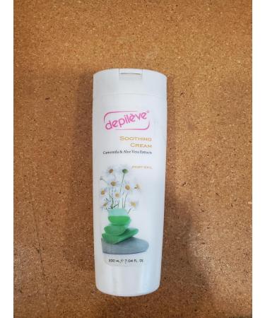 Depileve Soothing Cream with Camomila & Aloe Vera - 7.04 Fl. Oz | Soothing Skin Relief | Buy Internationally - Buy Online on GoSupps.com