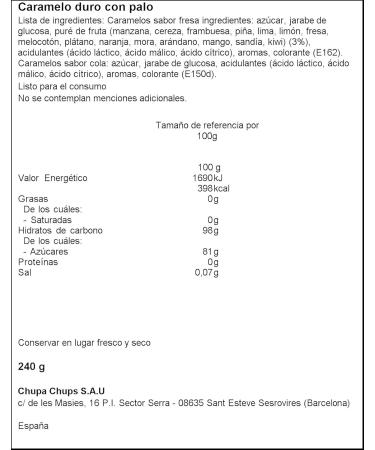  Chupa Chups Chupa Chups Giant Strawberry/Cola Lollipop 24g - Buy Online on GoSupps.com