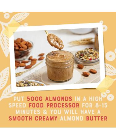 Sunburst Whole Almonds Dry Roasted & Sea Salted Non GMO (No Oil) 1kg - Buy Online on GoSupps.com