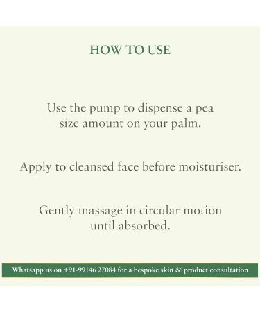 Organic Gotu Kola & Ginseng Vitamin C Facial Serum - Fast Absorbing Beauty Elixir for Dark Circles - All Skin Types 1.1 fl. oz - Buy Online on GoSupps.com