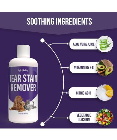 Petsly Cat and Dog Eye Lotion - 250ml - Soothes Irritations and Deeply Moisturizes - Cleanses and Removes Impurities - Dog Eye Cleanser - Cat Eye Care - Animal Eye Care - Buy Online on GoSupps.com