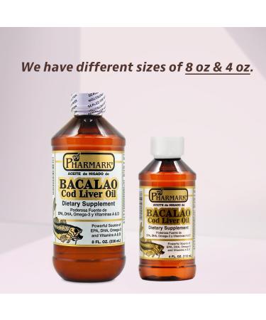 Aceite De Higado De Bacalao 8 Oz. Cod Liver Oil 2-Pack - Buy Online on GoSupps.com