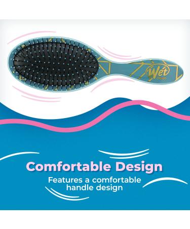 Wet Brush Original Detangler Brush - Free Spirit Ocean - Gentle IntelliFlex Bristles - Pain-Free Hair Comb for All Hair Types - Men, Women, Boys, Girls - Buy Online on GoSupps.com