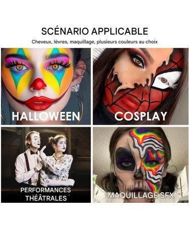 Set De Rouge L vres Halloween | Kit De Maquillage Des L vres En Noir Fonc - Set De Rouge Maquillage Longue Tenue Halloween Pour Voyage Carnaval Bal Masqu Festival De Musique - Buy Online on GoSupps.com