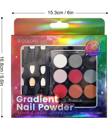 Poudre Ongles Pigment e - Finition Miroir Arc-En- Poudre pour Ongles - D coration Arc-en-D grad Brillante DIY pour P ques Halloween No l CF04 - Buy Online on GoSupps.com