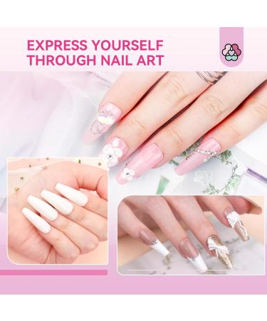 Saviland Acrylic Nail Brush Set for Beginners - 3PCS Size 14 10 6 with Pink Handle | Sturdy Kolinsky Hair for Acrylic Application & Nail Art - Buy Online on GoSupps.com