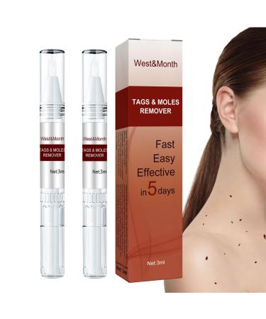 Liqui Skin Removal, Wipe Off Tags And Moles, Skin Mole Remover, LiquiNatural Non-Irritating Mole Pen, Wart Repair Pen