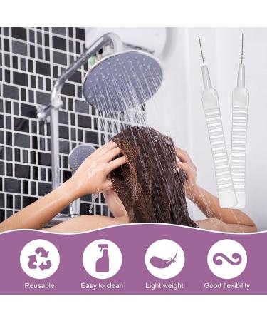 OIIKI 130pcs Anti-Clogging Nylon Shower Head Cleaning Brush - Ideal for Shower Nozzle, Pore Gap & Keyboard - Effective Cleaning Tool - Buy Online on GoSupps.com