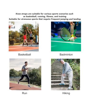 Knee Brace for Men & Women | Breathable Knee Sleeves for Basketball Football & Fitness - Grey - Buy Online on GoSupps.com