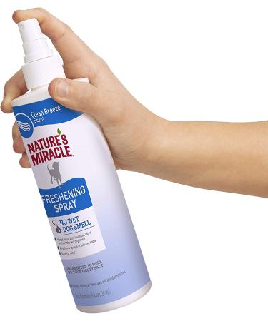 Natures Miracle Freshening Spray for Dogs - Clean Breeze Scent | Neutralizes Pet Odors - Buy Online on GoSupps.com