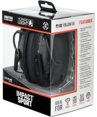 Howard Leight Impact Sport Electronic Shooting Earmuff - Green (Adult) - Buy Online on GoSupps.com