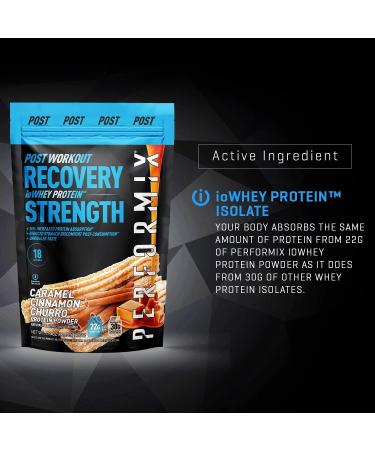 Performix ioWHEY Protein Powder - Caramel Cinnamon Churro Flavor - 22g Protein - 100% Whey Isolate - Low Carb & No Sugar - 18 Servings - Buy Online on GoSupps.com