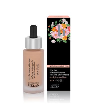 Helan Helan I Colori di Helan - Tinted face foundation sebum-balancing ultra-light unifying with SPF 30 vitamins C and E tinted makeup cream 30 ml