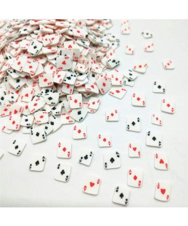 50G/Lot Polymer Clay Slices 5mm 3D Polymer Clay Nail Art Decoration for DIY Mud Particles Clays Fruit Clay Slices Charms