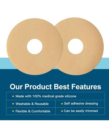 6 Pack Silicone Scar Removal Sheets for Breast - Effective Post-Surgery Scar Treatment for Breast Augmentation & Reduction - Blue Silicone Tape - Buy Online on GoSupps.com