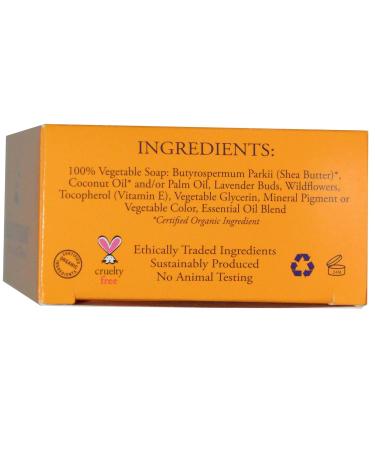 Nubian Heritage Lavender Wildflowers Soap Bar - Natural Moisturizing & Aromatic | Shop Internationally - Buy Online on GoSupps.com