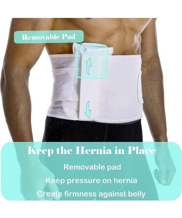Paz Wean Hernia Belt for Men - Large Size Abdominal Support Binder for Surgical Recovery - Buy Online on GoSupps.com