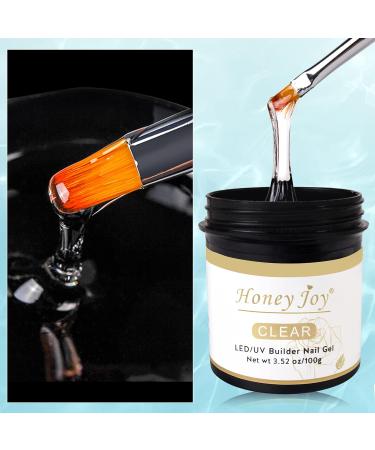 Honey Joy Clear Builder Nail Gel 100g/3.5oz | Sculpting & Nail Extensions Gel | LED/UV Builder Gel for Nail Art | HJ-GEL005-Clear - Buy Online on GoSupps.com