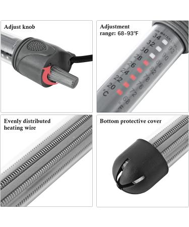 HITOP 50W Adjustable Aquarium Heater - Submersible Fish Tank Thermostat - Buy Online on GoSupps.com