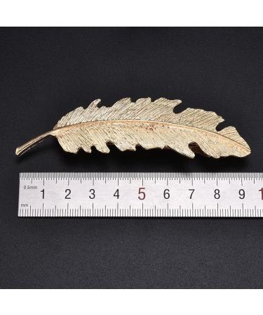 Hair Clips Korea Fashion Metal Feather Hairpin Hair Clips Hairpins Hairwear Accessories Women Jewelry Blue Hair Clips (Size : Antique Bronze Plated) - Buy Online on GoSupps.com