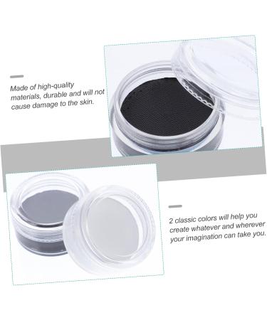 Angoily 8 Pcs Cosmetic Wax Watercolor Paint Colored Eyeliner Matte Facial Wax Paint The Face Liquid Eyeliner 4X4X2CMx4pcs Black Whitex4pcs - Buy Online on GoSupps.com