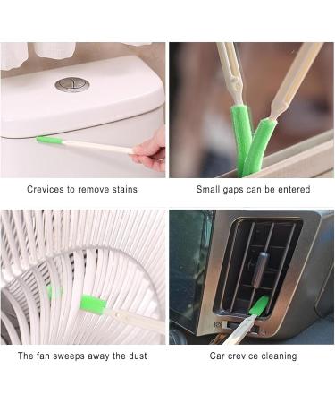 Crevice Cleaning Brush Narrow Cleaning Brush Crevice Cleaning Tool Thin Brush for Cleaning Narrow Space Groove Cleaning Brush Household Cleaning Tool for Toilet Bowl Corner Keyboard Scrub Brush Green - Buy Online on GoSupps.com