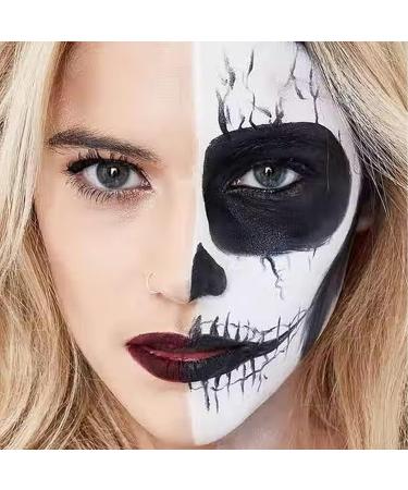 3Pcs Clown Makeup Sticks - Black, White & Red for Halloween & Sports | Sweatproof & Long Lasting - Buy Online on GoSupps.com