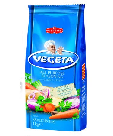 Podravka Vegeta Gourmet Seasoning and Soup Mix, 35 oz (1 kg) Bag