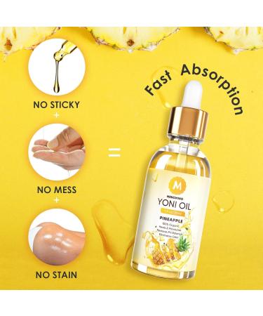 3 Pack Yoni Oil - Feminine Oil for pH Balance Deodorant & Moisturizer | Natural Strawberry Peach & Pineapple Essential Oil - Eliminate Odor | 1 fl oz each - Buy Online on GoSupps.com