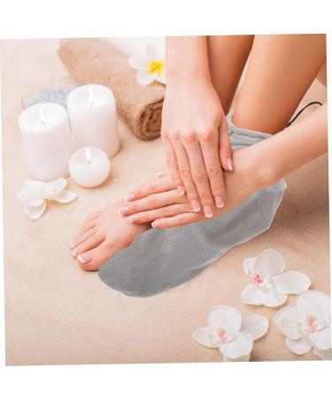 Housoutil 1 Pair Wax Warm Foot Cover Paraffin Bath Liner Heated Gloves Paraffin Booties Easy Liner Bathing Foot Cover Paraffin Wax Foot Covers Spa Cotton Mittens Protector 28X20X0.9CM Grey - Buy Online on GoSupps.com