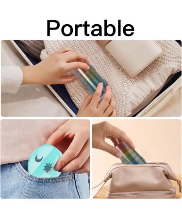 Weekly Pill Organizer 2x Daily | Travel Pill Box 7 Days | Portable Vitamin & Supplement Case - Multi-Color - Buy Online on GoSupps.com