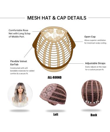 HAIRCUBE Long Grey Synthetic Hair Wig with Fringe for Women - Shop Now! - Buy Online on GoSupps.com