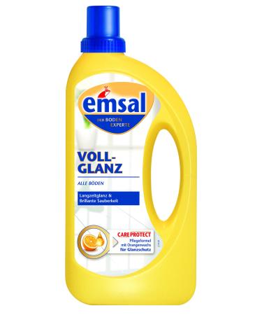Emsal Full Shine floor shine care product cleans and protects with natural shine pack of 5 (5 x 1000 ml) 1 ml (pack of 5) Floor