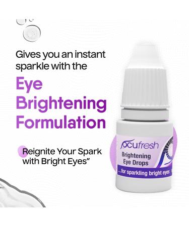  6pack Ocufresh Brightening Eye Drops | Eye Drops for Tired & Dry Eyes | Sterile & Lab Tested 6 Pack - Buy Online on GoSupps.com