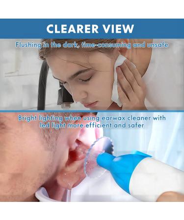 Qisxrovy Earwax Removal Kit - Safe & Easy Ear Irrigation System for Ear Cleaning | Ear Wax Cleaner with 3 Water Pressure Levels - Buy Online on GoSupps.com