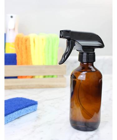 16-Ounce Amber Glass Spray Bottles w/Reusable Chalk Labels (2 Pack)  Heavy Duty Mist & Stream 3-Setting Sprayer Great for Essential Oils - Buy Online on GoSupps.com
