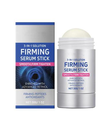 Retinol Firming Serum Stick Advanced Retinol Face Stick Tightening Body Cream 3-in-1 Smooth Tighten and Firm Face Neck & Jawline Reduces Wrinkles For Anti-Aging & Moisturizing Balm