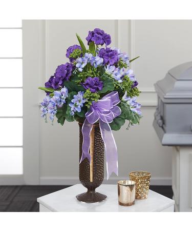 FloraCraft FloraFM Memorial Vase Insert 3x6 Green - 6x3x2 - Buy Online on GoSupps.com