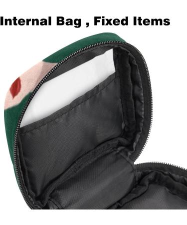 Buy Abstract Color Menstruation Pad Bag with Zipper | Women's Napkin & Tampon Collection Bag | Stylish & Functional for Girls - Buy Online on GoSupps.com
